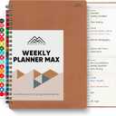 2026 Planner. 8.5" x 11" Spiral-Bound Weekly, Monthly and Daily Planner - Organize All 52 Weeks - Increase Productivity and Get Organized - Productivity Store (Leather)