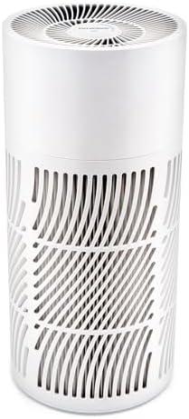 Nuwave OxyPure HEPA Purifier for Rooms up to 857 Sq Ft, H13 True HEPA & Carbon Filtration, Removes 99.97% Dust, Smoke, Pollen & Pet Hair, 360° Intake, Ozone-Free, Portable for Home, Model 47501V06