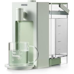 BUYDEEM S9013 Instant Hot Water Dispenser, Countertop Water Boiler & Warmer for Tea, Coffee and Baby Formula, Adjustable 8 Temperatures & 5 Water Outputs, 3L Water Tank(102oz), Green