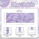 6 Pack Lilac Purple Table Runner 10ft Boho Gauze Fabric Cheesecloth Table Runner 35 x 120 Inch Rustic Sheer Runner for Holiday Baby Shower Home Dcor Party Wedding Decoration