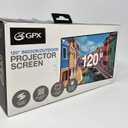 GPX Projector Screen 120" Indoor/Outdoor Portable Fabric