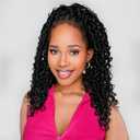 Goddess Locs Crochet Hair for Black Women 12 Inch 6 Packs River Faux Locs Crochet Pre Looped Soft Boho Style Loc with Curly Hair Extensions (1B)