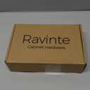 Ravinte 30 Pack Solid 3 Inch Center to Center Slim Square Bar Drawer Handles Kitchen Cabinet Handles Black Drawer Pulls Kitchen Cabinet Hardware Matte Black Dresser Pulls for Cupboard