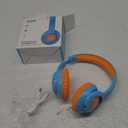 VibeTune Kids Bluetooth Headphones, 60H Playtime, Volume Limited 85/94dB, Bluetooth 5.4, Type-C Fast Charging, Foldable Wireless Headphones for Kids, Toddler Headsets with HD Mic-Blue