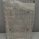 Gold Large 26" x 14" Kitchen Sink Grid,Sink Protector for Kitchen Sink,Stainless Steel Sink Rack with strainer,sink grate for Bottom of Sink,Rear Drain with Corner Radius,Stainless Steel