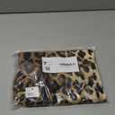 Leopard Cheetah Skirt with Shorts, Sexy Night Club High Waist Elastic Leopard Print Bodycon Mini Skirts for Women Size M