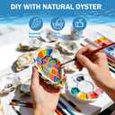 5.5"-6.5" 20PCS Extra Large Concave Oyster Shells for Crafts, Natural Oyster Shells Bulk, Sea Shells for DIY Crafting, Home Decor Vase Filler, Beach Wedding & Christmas Ornament