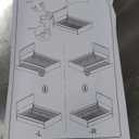 Ball & Cast Full Szie Upholstered Bed Frame with LED Light and Trundle, Teddy Fleece Platform Bed w/Channel Tufted Headboard &Wooden Slats Support, No Box Spring Needed, for Bedroom, Gray