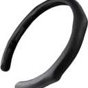 Quick Install Sporty Black Perforated Nappa Leather Steering Wheel Cover for All 14 to 15 inches Car Sedan Coupe SUV Pickup 14.5 to 15