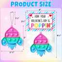 24 Pack Easter Gifts for Kids - Dinosaur Pop Fidget Toy with Gift Cards for Kid Boy Girl, Bulk Kid Easter Egg Fillers Party Favors School Classroom Prizes Exchange Goodie Bags Stuffers