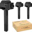 NPAUTO Ignition Coil Pack Compatible with V6 3.0L 1996 1997 1998 1999 2000 2001 Toyota Camry Sienna Avalon Solara, Lexus ES300 UF-155 - (Engine ID 1MZFE), Set of 3