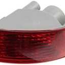 For MITSUBISHI OUTLANDER MK2 2006-2012 Rear Tail Fog Light Lamp Reflector Left/Right Rear Bumper Tail Fog Light Reflector Left/Right Fits For Mitsubishi Outlander Rear LED Tail Fog Light Reflector