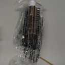 Conair Double Ceramic 3-in-1 Hot Air Brush, Interchangeable Attachments: 1-Inch Thermal Brush, -Inch Boar and Nylon Bristle Brush, and Concentrator, Voluminous Curls & Straight Styles, White