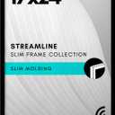 Americanflat 17x24 Picture Frame with Polished Plexiglass - Streamline Collection - Thin Border Picture Frame for Wall Display - Hanging Hardware Included - Black