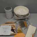 Sourdough Bread Baking Supplies, Sourdough Starter Kit, Bread Proofing Basket, Bread Making Tools Kit, Sour Dough Kit Tools, Sourdough Proofing Basket, Sourdough Kit Gifts for Bakers Women Wife Mom