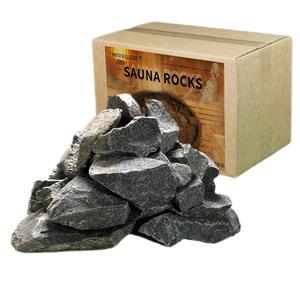 Sauna Rocks/Sauna Stones, 36 lb Box of Lava Rock for Steam Sauna, Sauna Stone