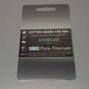 APMRQIB Titanium Cutting Boards for Kitchen, 100% Pure Titanium Cutting Boards Double Sided Non Toxic Cutting Board, Hygiene Durable Dishwasher Safe 13”× 8”(M)