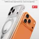 TORRAS Ostand Slim for iPhone 17 Pro Max Case Clear, Upgraded Magnetic Stand, Fit for MagSafe, Frameless with Thin Open-Edge Fit, Minimalist Phone Case for iPhone 17 Pro Max, 6.9'', Drop Protection