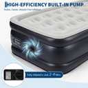 Garvee Twin Air Mattress with Built-in Pump, 20 Inch Raised Air Bed, Upgraded Honeycomb Pillar Design, Fast 3-Min Inflation, Supports Up to 800 Lb for Home Guests and Camping
