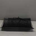 Hiorucet 23.38" to 41.5" Adjustable Ash Pan Drip Pan for Chargriller 5050 5650 2121 5072 3001 1624 2828 2823 2123 Charcoal Grills, Royal Gourmet Charcoal Grill CC1830SC, Part with 2pcs Grate Hanger