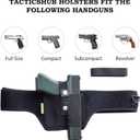 Quick Draw Shoulder Holster - Belly Band Holster for Everyday Comfortable Concealed Carry for Small, Compact and Other Similar Gear