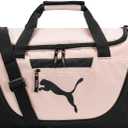PUMA Women's Evercat Candidate Duffel Bag (Black/Light Pink)