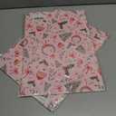 2 x GIOLAINY Pink Christmas Wrapping Paper for Girls Women Kids - Holiday Gift Wrap with Ornaments, Xmas Trees, Berries & Wreaths Designs - 4 Sheets (28 x 40 inches), Easy to Store