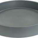 Plant Saucer Tray for Ceramic Plastic Pots, 12 inch Plant Saucers for Indoors, Pot Saucers Trays, Bird Bath Bowls, Flower Planter Water Drip Trays for Pots Base (12", Gray)