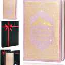 Bible Journal,Journal for Women,A5 Hardcover Leather Journal - 200 Pages Premium Paper Notebook,Christian Journal Notebook for School, Work (God is Pink)