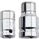 Bit Socket Adapter Set,5Pcs Square Hole to Hex Converter 1/4 to 6.3mm 3/8 to 8mm 3/8 to 10mm 1/2 to 8mm 1/2 to 10mm,Impact Coupler Adapter,Hex Power Bit,Holder for Impact Ratchet Wrench,Screwdriver