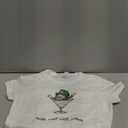 Leprechaun Martini Cocktail St Patrick's Day Womens T-Shirt, S Ladies