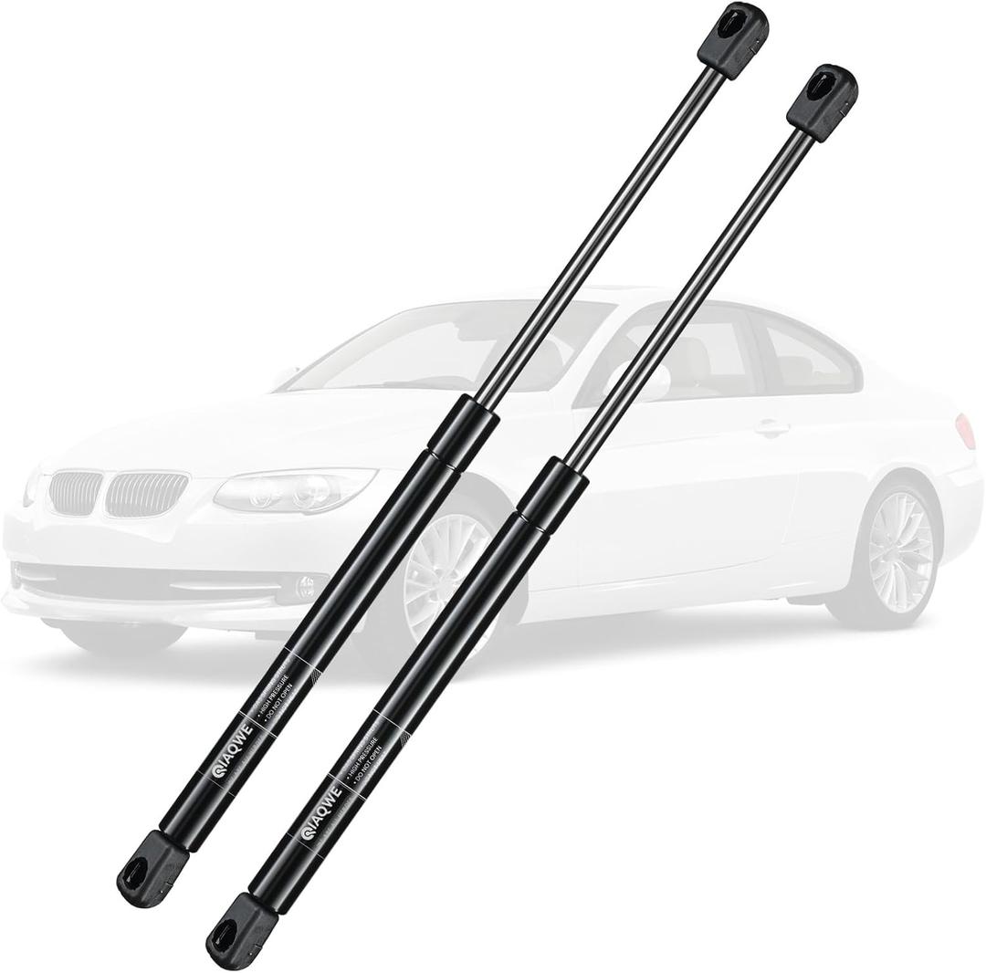 IAQWE 6651 Rear Hatch Struts for BMW 2006-2011 E90/E92/E93 Trunk Lid, SG302063 Lift Support Gas Shocks Fits 323i 325i 328i 335i 335d M3 & xi/xDrive Models Sport Utility 2/4-Door Liftgate, 2 Pcs