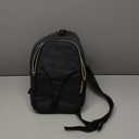 Infantino Crossbody Diaper Bag  Lightweight, Spacious & Stylish for On-the-Go Parents, Black