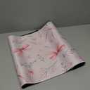 HAOCOO Pink Coquette Desk Mat, Cute Large Mouse Pad for Keyboard, Non-Slip Waterproof Desk Pad, Office Desktop Mat with Stitched Edges, Desk Decor for Women Office Aesthetics