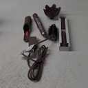 Shark FlexFusion Hair Straightener & Powerful Dryer with Diffuser, Fusion Hair Brush, Ceramic Air Styler with Auto-Wrap Curlers, Ceramic Plates, Cosmic Blush HD642S