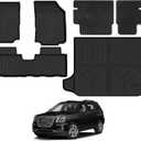 Floor Mats for 2018-2024 Chevrolet Equinox/GMC Terrain, Trunk Mat and Backrest Mat All Weather TPE Protector for Chevrolet Equinox Accessories