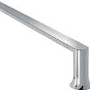 Moen Genta LX Chrome Modern 24-Inch Wall Mount Towel Holder Bathroom Single Towel Bar, BH3824CH