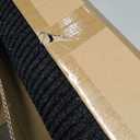 Front Door Mat Outside Entrance-Welcome Mats Outdoor for Entryway 96"x48" - Heavy Duty Commercial Floor Mats for High Traffic Area, Low Profile Washable Front Doormat, All-Season, Black