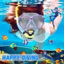 Fabbay 3 Pieces Swimming Diving Goggles With Nose Cover Adult Swim Snorkel Goggle Swim Goggle Pack Pool Goggles For Youth Men Women