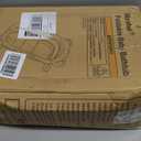 MoreFeel Collapsible Baby Bathtub for Newborn with Thermometer & 1 Hooded Towel & 1 Soft Floating Cushion,Portable Travel Bathtub with Drain Hole, Durable Foldable Baby Tubs for Infants to Toddler (Grey)