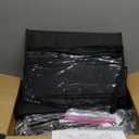 Under Bed Storage with Wheels, 10 inches Under Bed Storage Containers, 65L XXL Large Adjustable Underbed with Lids, Rolling Underbed Storage bins for Shoes, Clothes, Blankets, Black