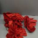 Norme 6 Pcs Artificial Day Giant Flowers for Decoration 12, 16, 20 Inch Wedding Large Rose Petals Giant Flowers Large Red Peony for Wedding Arch Decoration, Home Decor, Anniversary Birthday Valentines