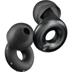 Loop Switch 2 Adjustable Ear Plugs - 3 Noise Relief Modes for Ultimate Control | Flexible Earplugs for Focus, Travel, Socializing, Festivals & More | 20-26 dB (SNR) Reduction (Black)