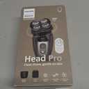 Philips Norelco Head Shaver Pro 7000 Series - Electric Shaver for Men and Women, 360 Flexing Head & ComfortCut Blades for Clean Shave, Gentle on Skin, Model HS7980/40 (Series 7000 +QCP, Travel Pouch, Black)