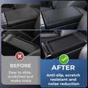 Center Console Cover for Toyota RAV4 2026, Interior Accessories Anti-Slip Center Console Cover Silicone Protective Pad Mat for 2026 RAV4, Black