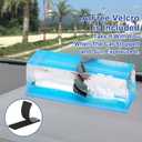 Latest Model Unsinkable Titanic Wavey Boat Toy Model Desk Acrylic Paperweight Liquid Wave Decorations for Car Cruise Ship in a Bottle Box Toys (C)