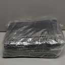 Chuangdi 6 Pcs Comic Book Storage Boxes, Back to School Collapsible Comic Short Box Case with Lid, 15.8 x 7.9 x 11.4 Inch Book Bin Container Holds 150 Comics(Black)