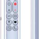Replacement Remote Control for Dyson HP02 HP03 Hot + Cool Pure Air Purifier Heater Fan Silverwith Battery