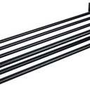 Alise Towel Rack for Bathroom Wall Mount, Double Towel Bars for Bathroom, 28 Inch Bathroom Towel Holder Double Towel Bars with Shelf, SUS304 Stainless Steel Towel Hanger for Bathroom Walls, Matte Black