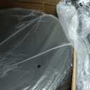 VASAGLE EKHO Collection - 360° Swivel Bar Stool, Height Adjustable Barstool with Storage, Synthetic Leather with Stitching, Mid-Century Modern, Kitchen Bar, Easy Assembly, Ink Black